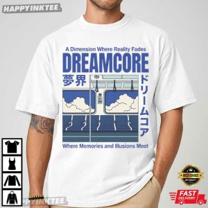 Dreamcore Japanese Train Surreal Cloud Subway T Shirt (3)