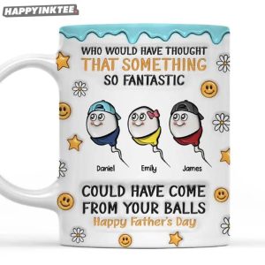 That Something So Fantastic Happy Father's Day Custom Name Mug (4)