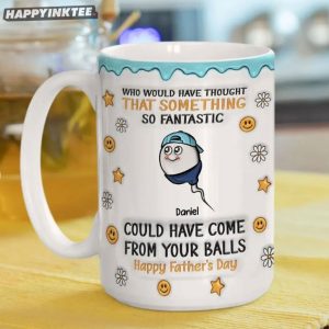 That Something So Fantastic Happy Father's Day Custom Name Mug (1)