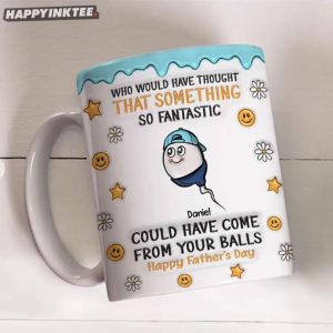 That Something So Fantastic Happy Father's Day Custom Name Mug (2)