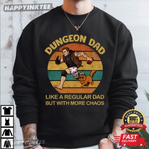 Dungeon Dad Like A Regular Dad But With More Chaos LitRPG Dad Gift T Shirt (1)