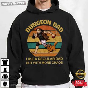Dungeon Dad Like A Regular Dad But With More Chaos LitRPG Dad Gift T Shirt (2)
