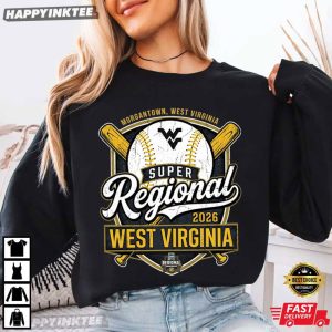 West Virginia Mountaineers Super Regionals Baseball 2026 CWS T Shirt (1)