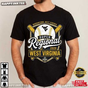 West Virginia Mountaineers Super Regionals Baseball 2026 CWS T Shirt (3)