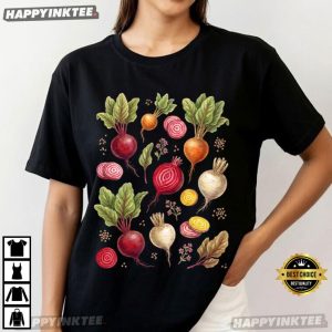 Beetroot Vegetable Botanical Plant Lover T Shirt (1)