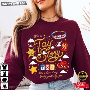 It's a Toy Story It's a Love Story Baby Just Say Yes TS 5 T Shirt (1)
