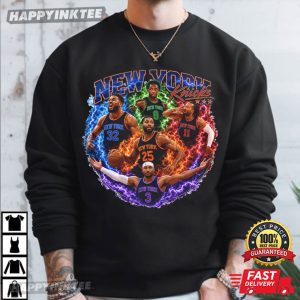 New York Knicks Starting Five NBA Final Basketball T Shirt (4)