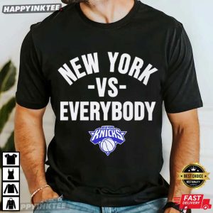 New York vs Everybody Knicks Basketball T Shirt (1)