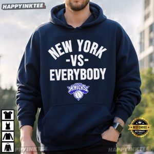 New York vs Everybody Knicks Basketball T Shirt (2)