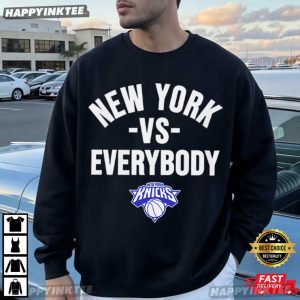New York vs Everybody Knicks Basketball T Shirt (3)