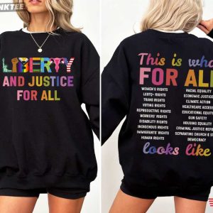Liberty And Justice For ALL Human Rights T Shirt (3)