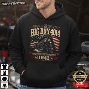 Big Boy 4014 Steam Engine Locomotive Train Railroad History T Shirt (2)