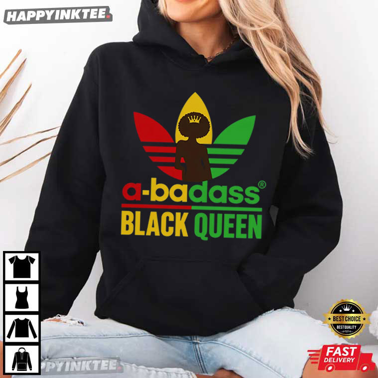 Juneteenth A Badass Black Queen T-Shirt Juneteenth A Badass Black Queen T-Shirt