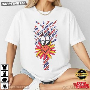 Gooney Bird Hair Patriotic 4th of July T Shirt (4)