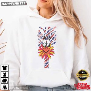 Gooney Bird Hair Patriotic 4th of July T Shirt (2)