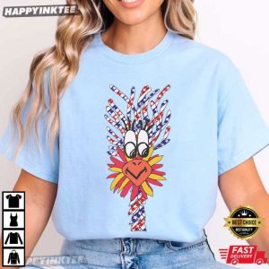Gooney Bird Hair Patriotic 4th of July T Shirt (3)