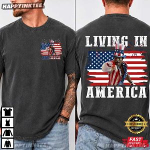 Apollo Creed Rocky Living In America 4th Of July T Shirt (4)