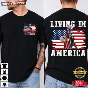 Apollo Creed Rocky Living In America 4th Of July T Shirt (3)