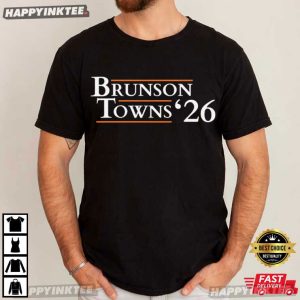 Jalen Brunson Karl Anthony Towns Presidents of New York Knicks T Shirt (3)