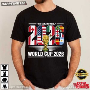 World Cup 2026 One Game One World Soccer T Shirt (3)