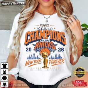 New York Knicks NBA Champions 2026 NY Forever T Shirt (1)