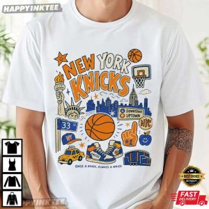 New York Knicks Once A Knick Always A Knick Basketball T Shirt (4)