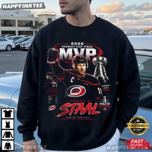 Jordan Staal 2026 Stanley Cup Final MVP Carolina Hurricanes Hockey T Shirt (4)