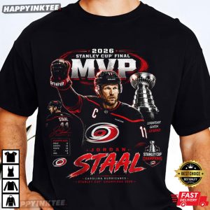 Jordan Staal 2026 Stanley Cup Final MVP Carolina Hurricanes Hockey T Shirt (1)