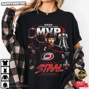 Jordan Staal 2026 Stanley Cup Final MVP Carolina Hurricanes Hockey T Shirt (2)
