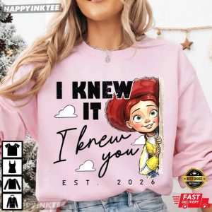 Jessie Cow Girl I Knew It I Knew You Toy Story 5 Swifties T Shirt (1)
