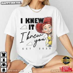 Jessie Cow Girl I Knew It I Knew You Toy Story 5 Swifties T Shirt (3)