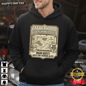 Fatherhood The Original Side Quest Dad Mode T Shirt (4)