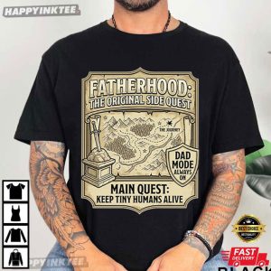 Fatherhood The Original Side Quest Dad Mode T Shirt (1)