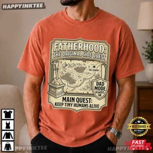 Fatherhood The Original Side Quest Dad Mode T Shirt (2)