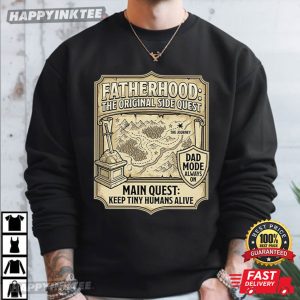 Fatherhood The Original Side Quest Dad Mode T Shirt (3)