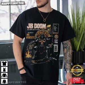 JB Doom Jalen Brunson Doctor Doom New York Knicks Comic T Shirt (4)