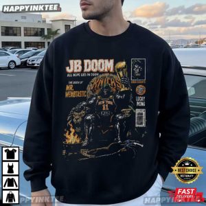 JB Doom Jalen Brunson Doctor Doom New York Knicks Comic T Shirt (1)