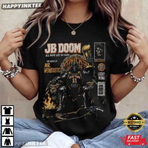 JB Doom Jalen Brunson Doctor Doom New York Knicks Comic T Shirt (2)
