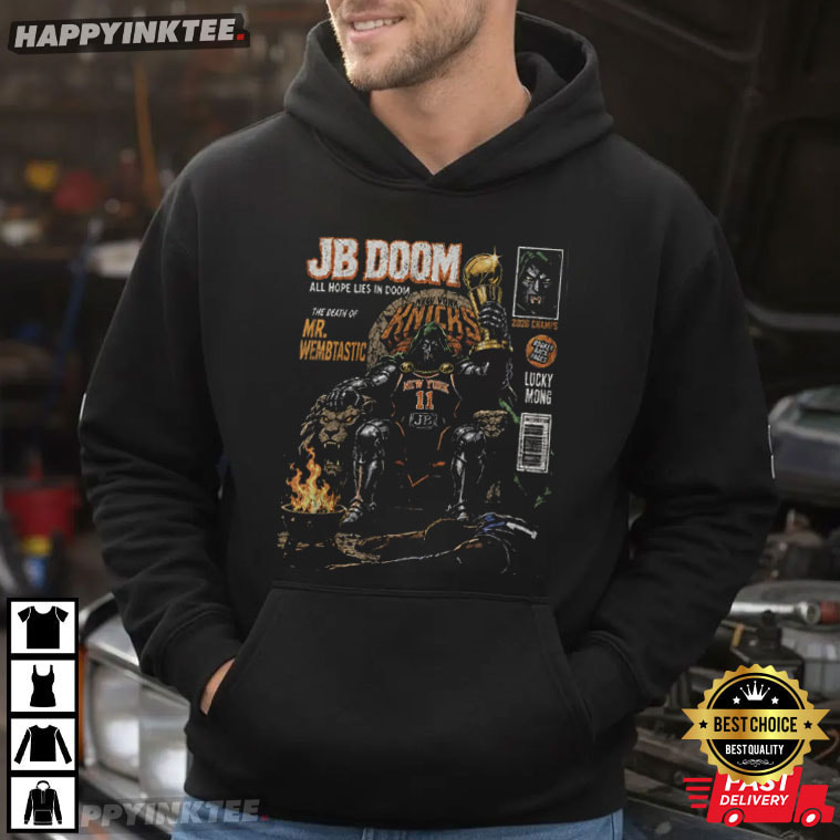 JB Doom Jalen Brunson Doctor Doom New York Knicks Comic T-Shirt JB Doom Jalen Brunson Doctor Doom New York Knicks Comic T-Shirt