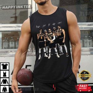 New York Knicks Starting Five Champions 2026 NBA Final T Shirt (4)