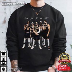 New York Knicks Starting Five Champions 2026 NBA Final T Shirt (1)