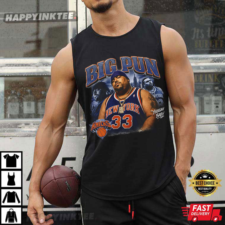 Big Pun New York Knicks Basketball T-Shirt Big Pun New York Knicks Basketball T-Shirt