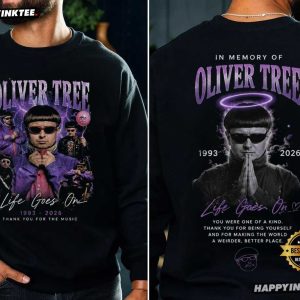 Oliver Tree Tribute Life Goes On 1993 2026 Music Fan Memorial T Shirt (4)