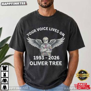 Oliver Tree Your Voice Lives On 1993 2026 RIP T Shirt (4)