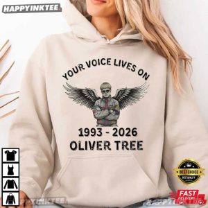 Oliver Tree Your Voice Lives On 1993 2026 RIP T Shirt (1)