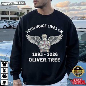 Oliver Tree Your Voice Lives On 1993 2026 RIP T Shirt (2)