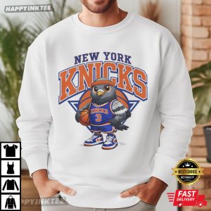 New York Knicks Pigeon Basketball T Shirt (4)