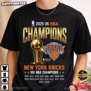 New York Knicks NBA Champions 2026 T Shirt (1)