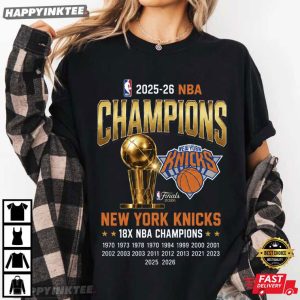 New York Knicks NBA Champions 2026 T Shirt (3)