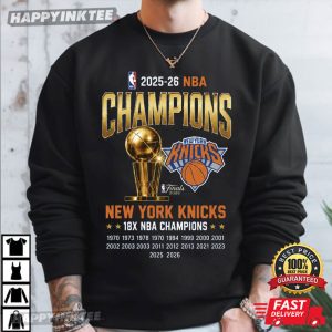 New York Knicks NBA Champions 2026 T Shirt (4)